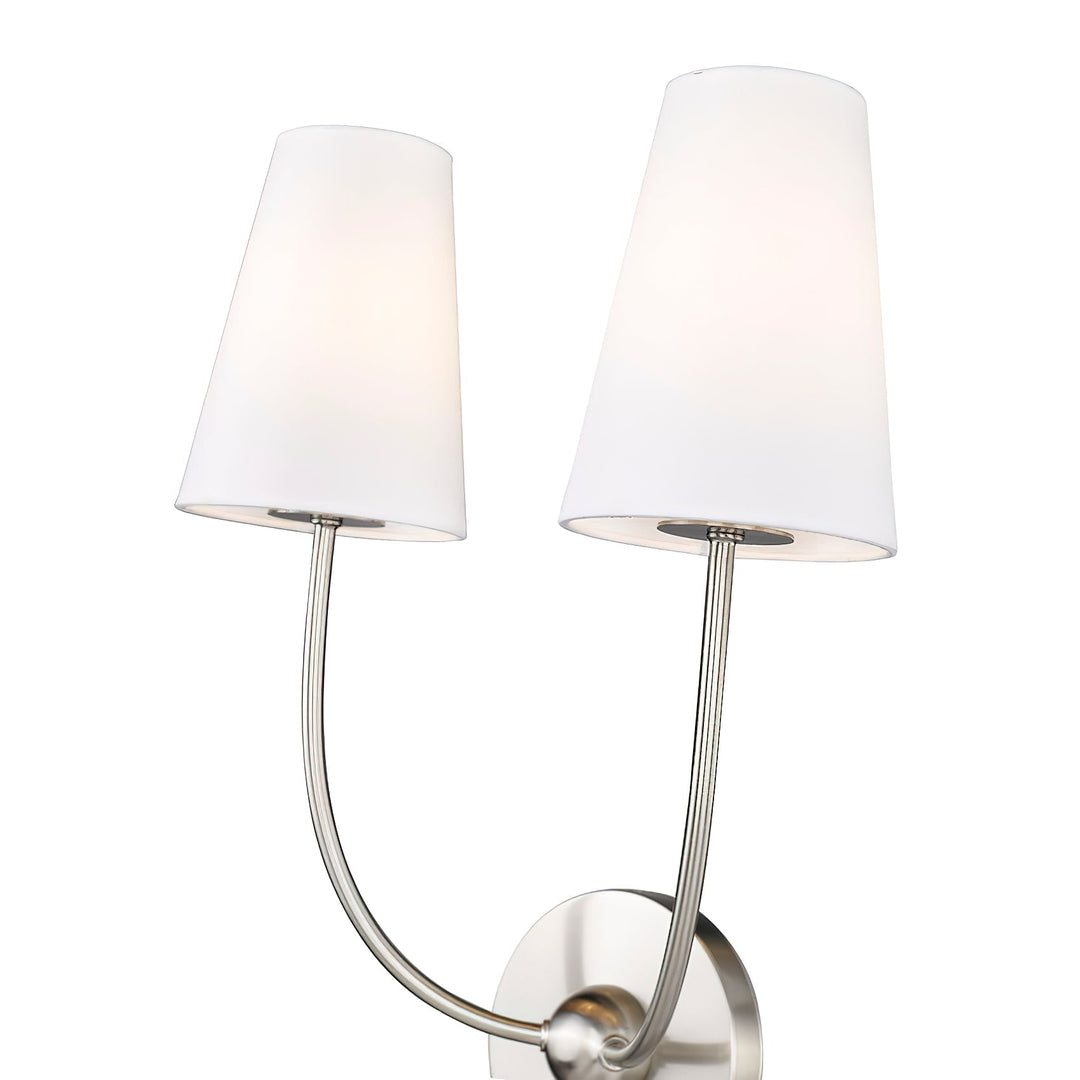 Aldoren Applique Murale en Laiton et Tissu, Style Vintage Moderne Minimaliste - Neutralighting