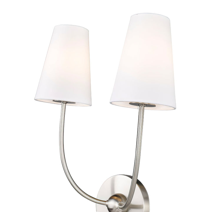 Aldoren Applique Murale en Laiton et Tissu, Style Vintage Moderne Minimaliste - Neutralighting
