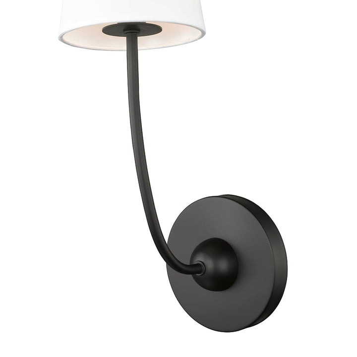 Aldoren Applique Murale en Laiton et Tissu, Style Vintage Moderne Minimaliste - Neutralighting