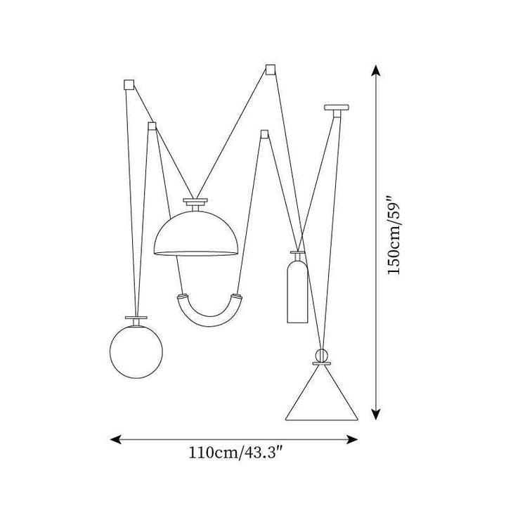 Lampe Covine en Métal – Design Contemporain