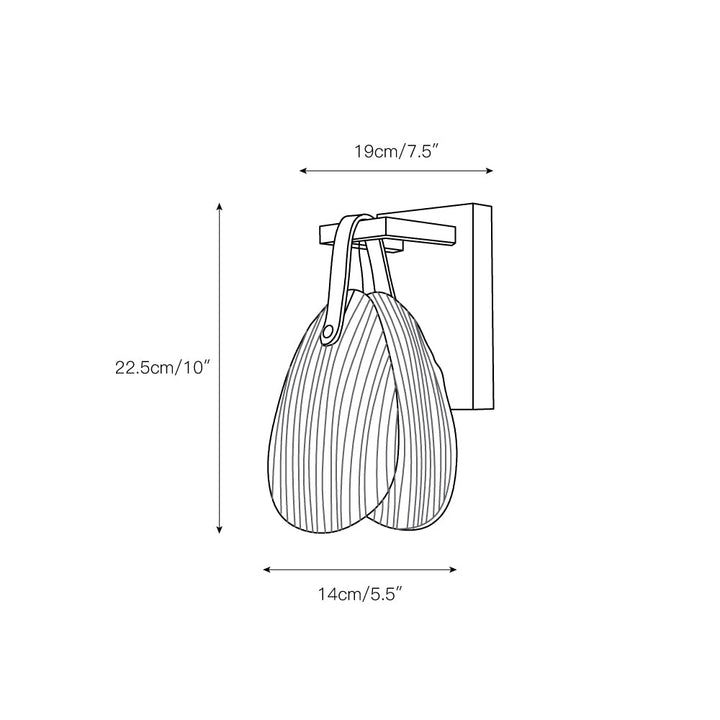 Zaphais Applique Murale Métallique et en Verre, Créativité Individuelle - Neutralighting