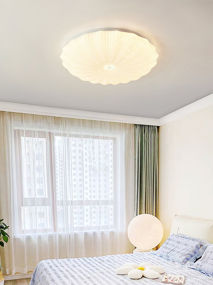 Coloria Lampe de Plafond Ronde Art Nordique Coquillage - Neutralighting