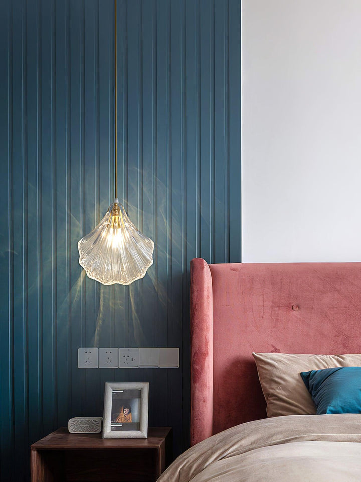 Solara Suspension en Verre Coquillage Artistique Élégante - Neutralighting