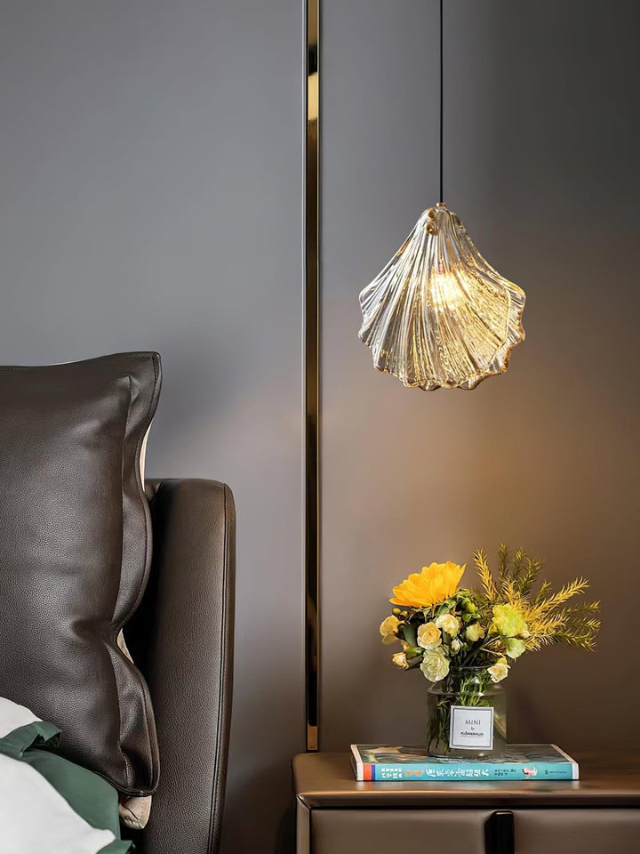 Solara Suspension en Verre Coquillage Artistique Élégante - Neutralighting