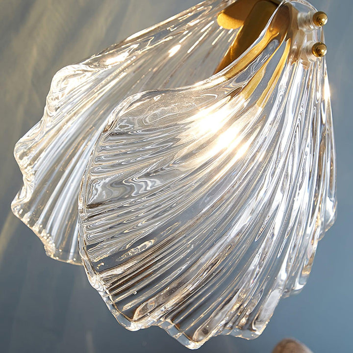Solara Suspension en Verre Coquillage Artistique Élégante - Neutralighting