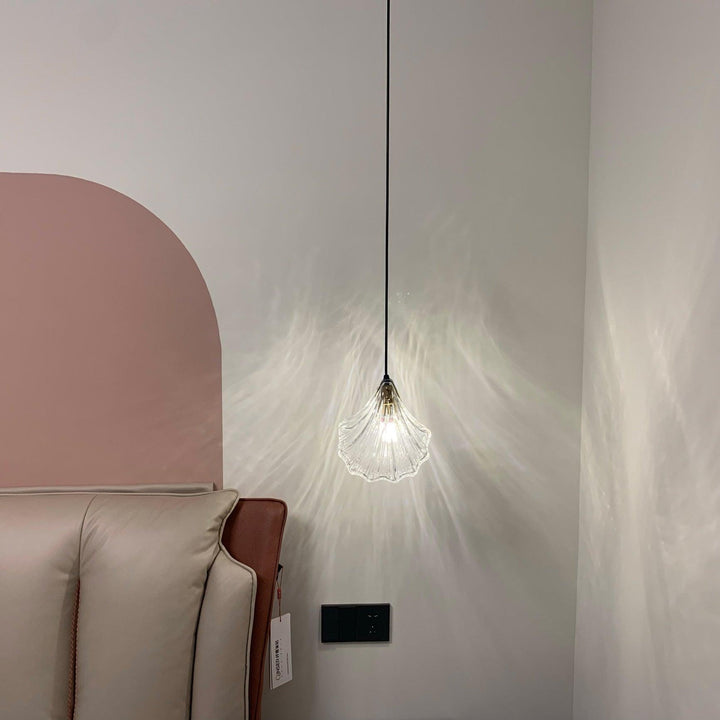 Solara Suspension en Verre Coquillage Artistique Élégante - Neutralighting