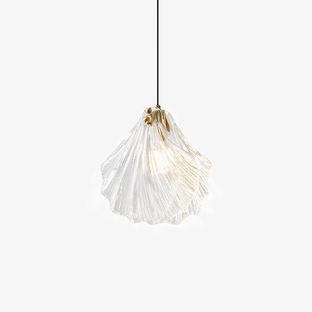 Solara Suspension en Verre Coquillage Artistique Élégante - Neutralighting