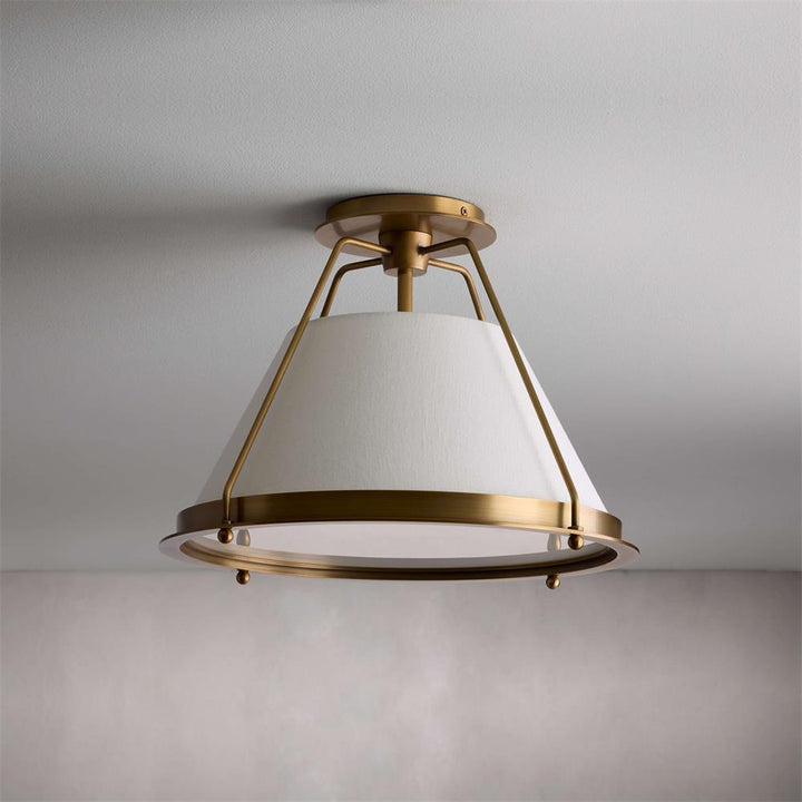 Ardennes Plafonnier en Tissu Style Industriel Vintage - Neutralighting
