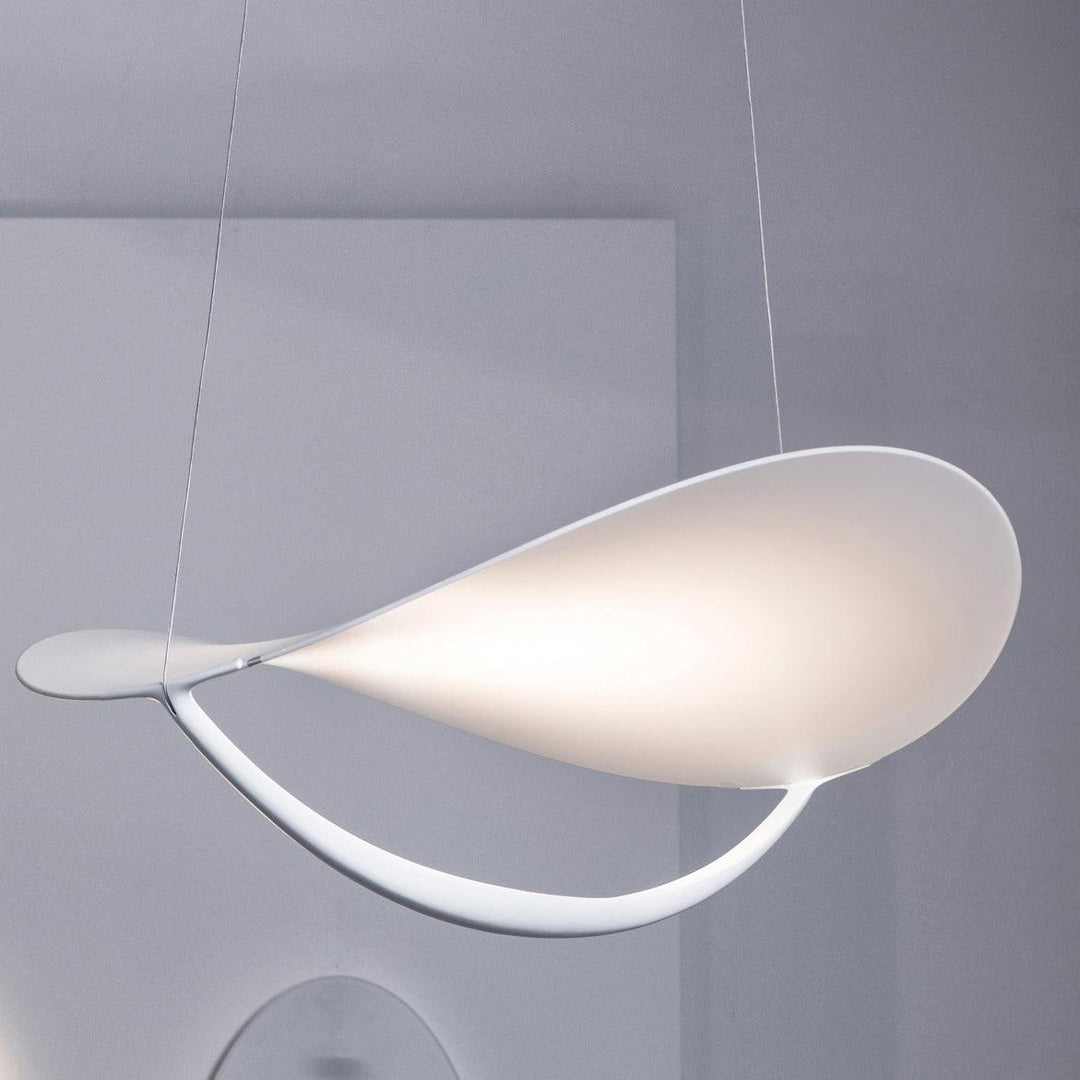 Shield Lampe Pendante Courbée Organique Minimaliste - Neutralighting