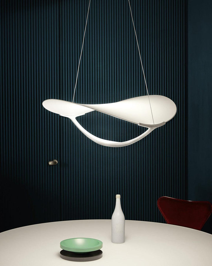 Shield Lampe Pendante Courbée Organique Minimaliste - Neutralighting