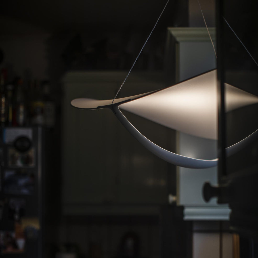 Shield Lampe Pendante Courbée Organique Minimaliste - Neutralighting