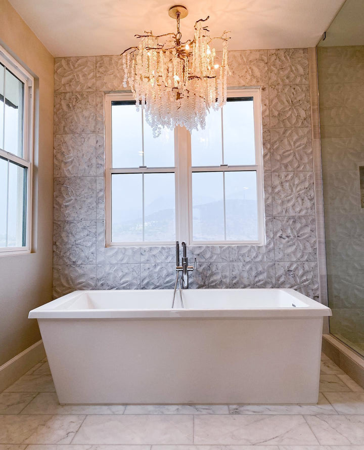 Lustra Suspension Lampe Goutte de Rosée en Cristal - Neutralighting