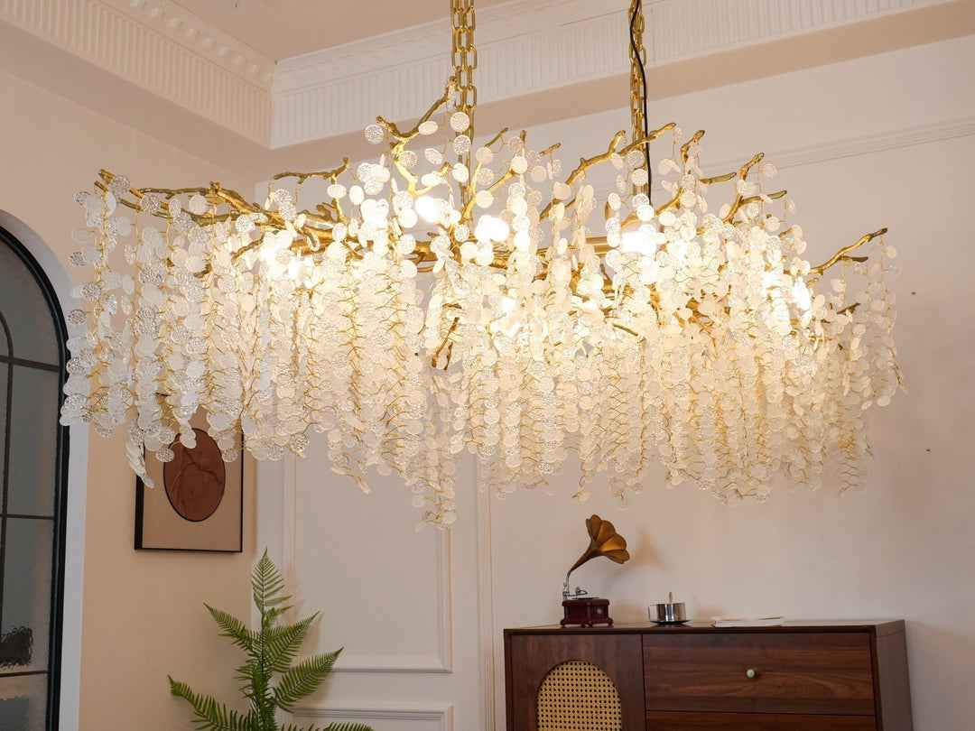 Lustra Suspension Lampe Goutte de Rosée en Cristal - Neutralighting
