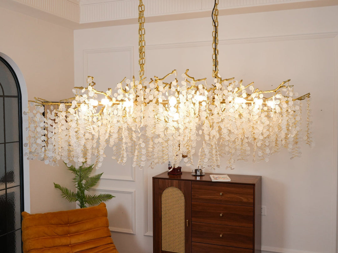Lustra Suspension Lampe Goutte de Rosée en Cristal - Neutralighting