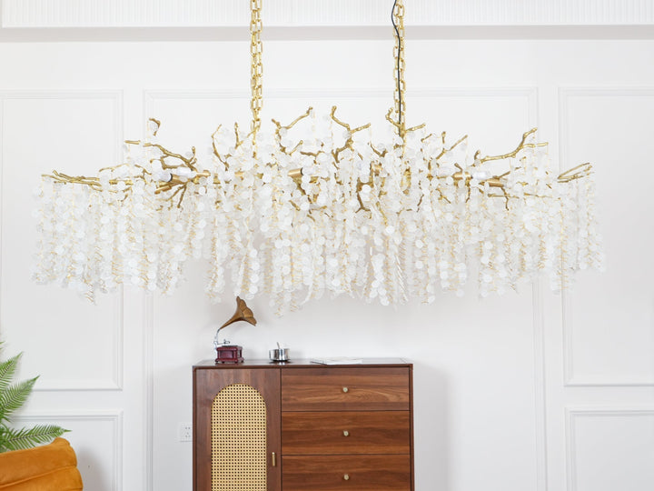 Lustra Suspension Lampe Goutte de Rosée en Cristal - Neutralighting