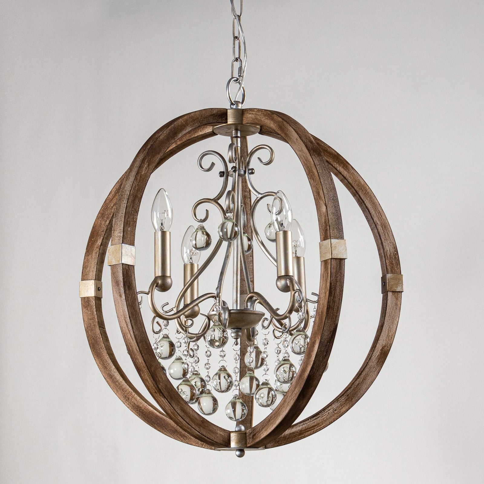 Suspension en bois et métal Oltheyra, élégance premium - Neutralighting