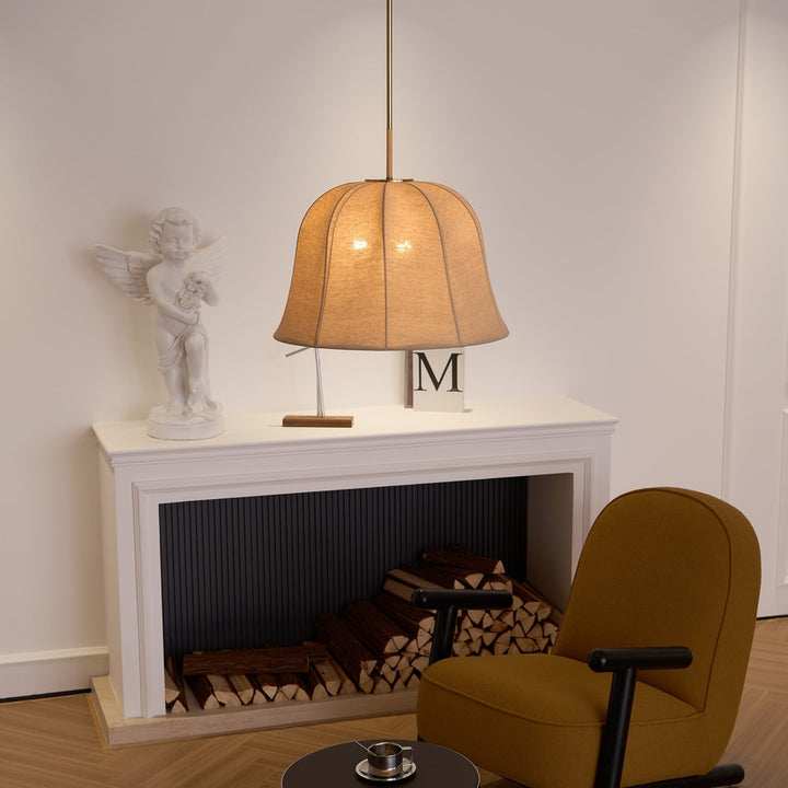 Tala Suspension Cloche en Tissu à Rayures - Neutralighting