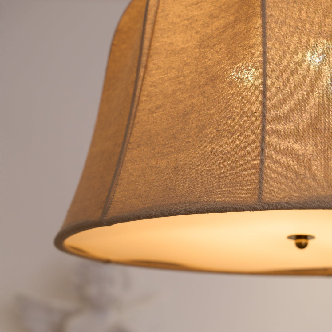 Tala Suspension Cloche en Tissu à Rayures - Neutralighting
