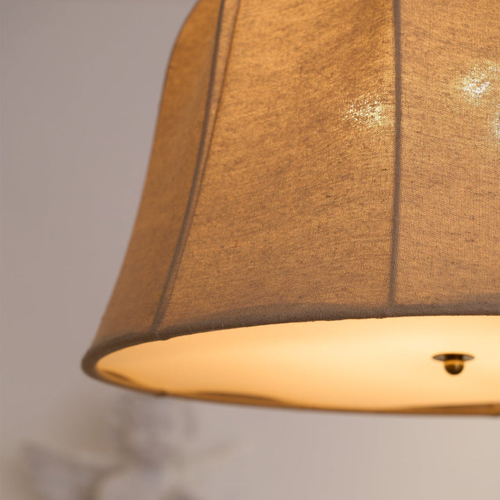 Tala Suspension Cloche en Tissu à Rayures - Neutralighting
