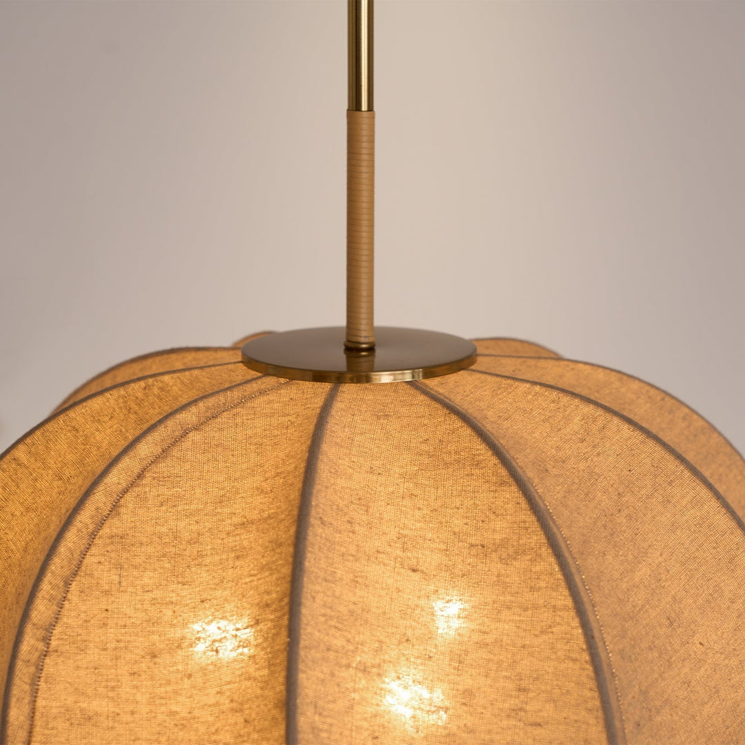 Tala Suspension Cloche en Tissu à Rayures - Neutralighting
