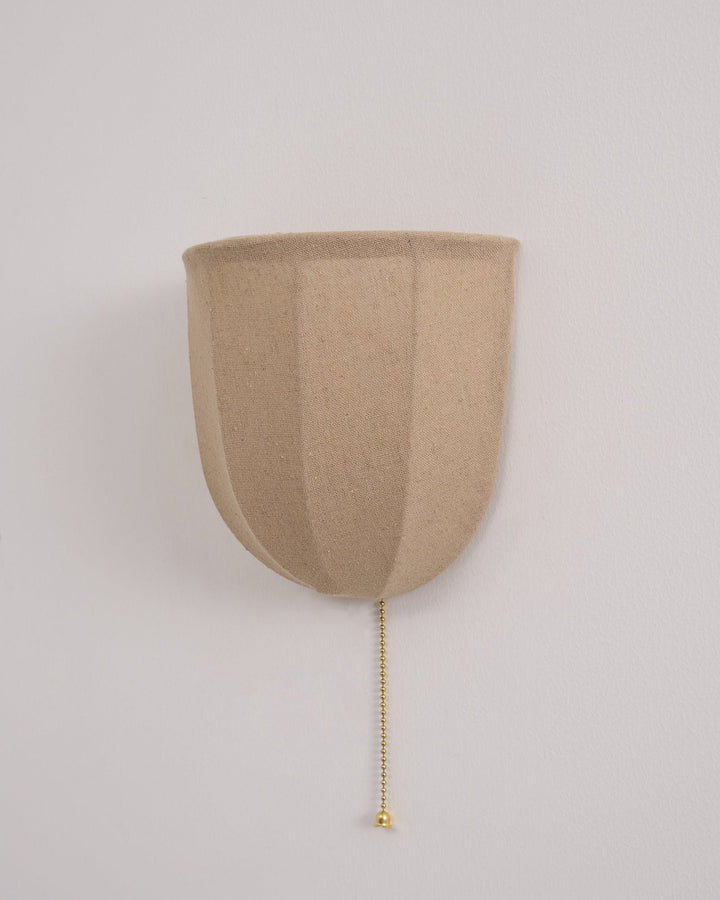 Griswold Applique Murale en Toile de Lin Naturel - Neutralighting