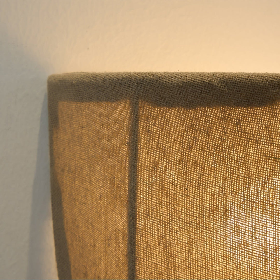 Griswold Applique Murale en Toile de Lin Naturel - Neutralighting