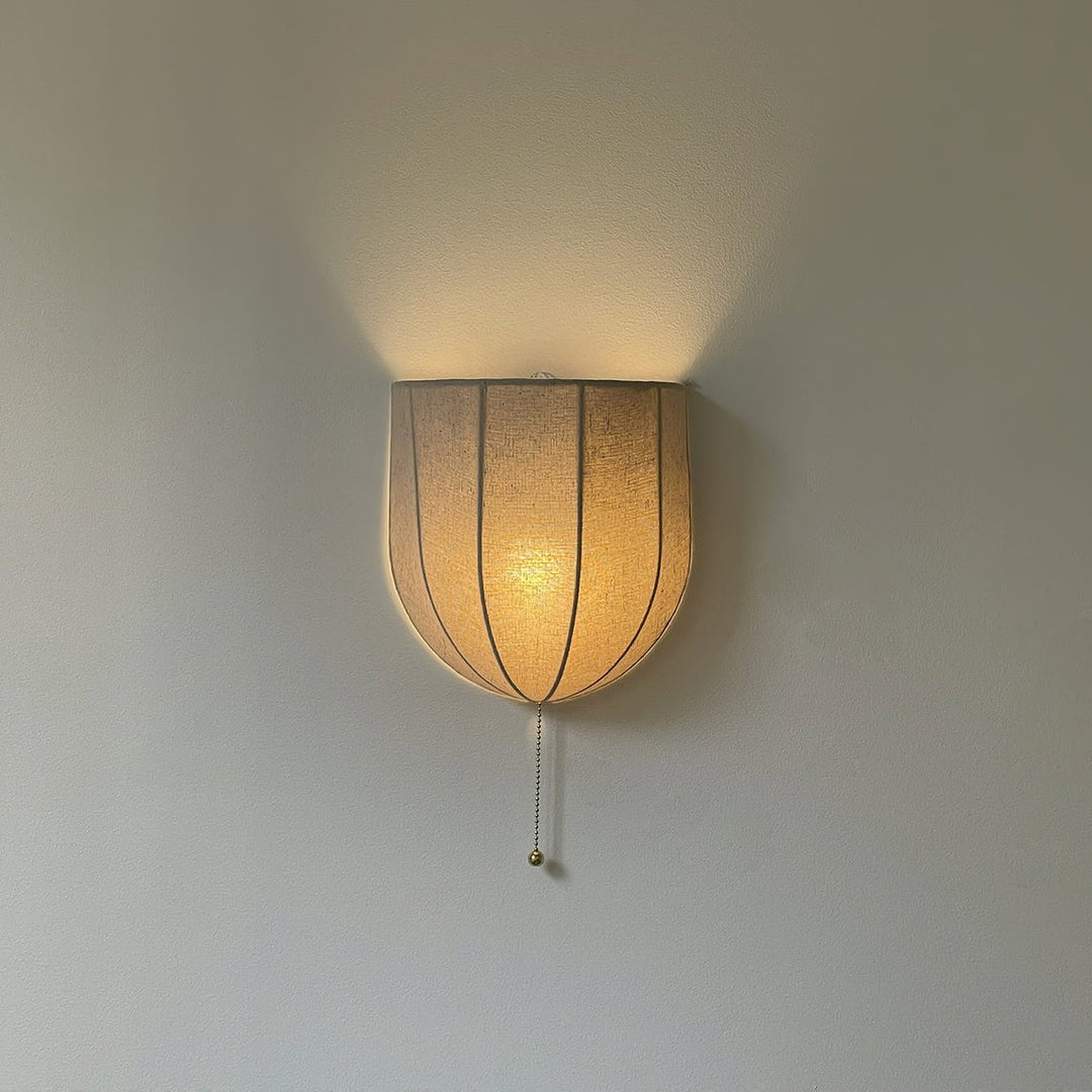 Griswold Applique Murale en Toile de Lin Naturel - Neutralighting