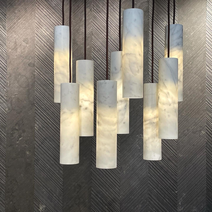 Nyxara Suspension Cluster Albâtre - Neutralighting