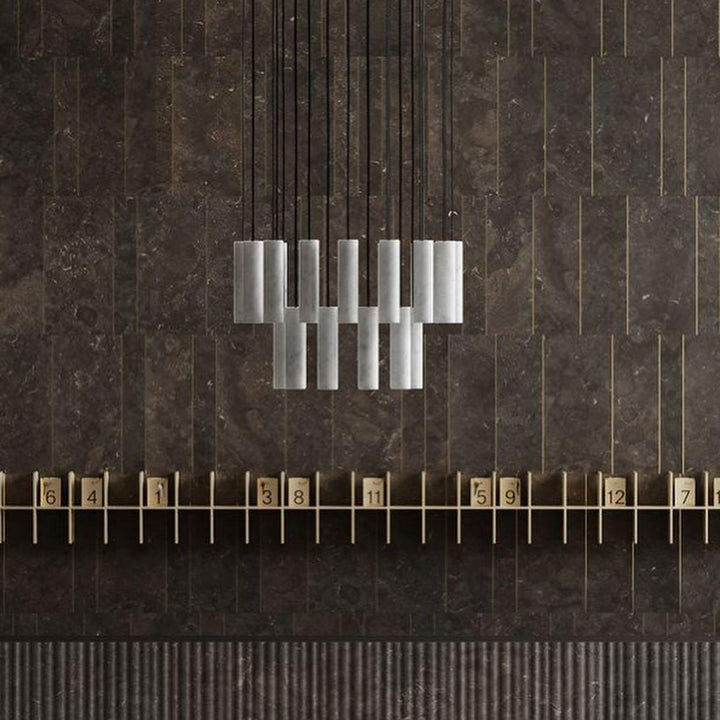 Nyxara Suspension Cluster Albâtre - Neutralighting
