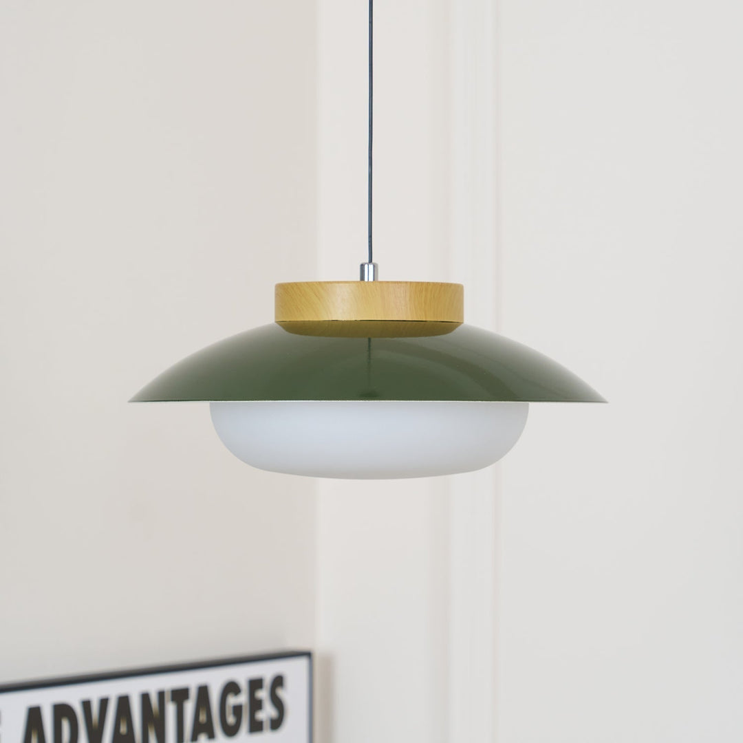 Aero Lampe Pendante Industrielle en Verre à Brancher - Neutralighting