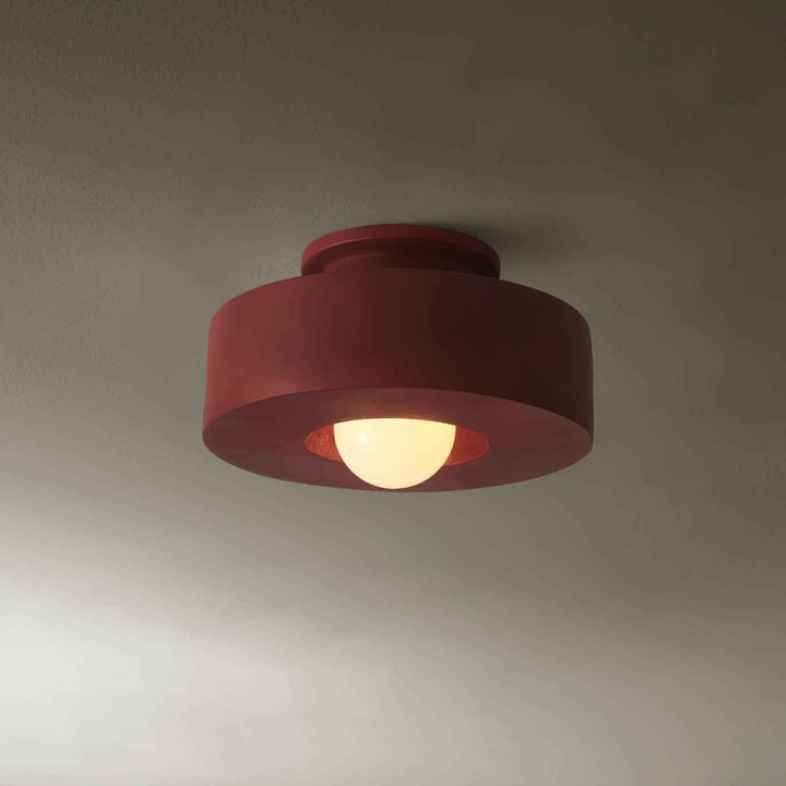 Lustra Résine 30cm Noir LED