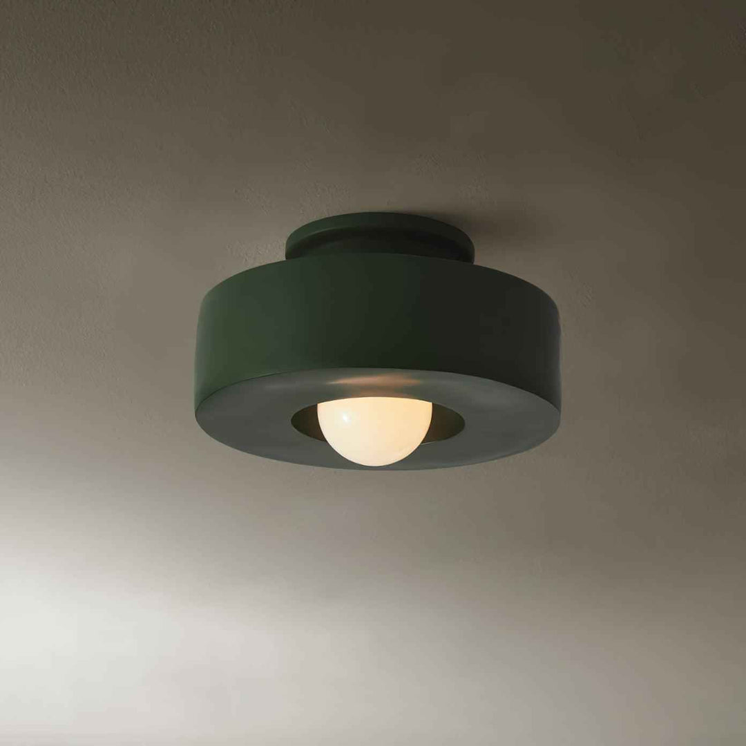 Lustra Résine 30cm Noir LED