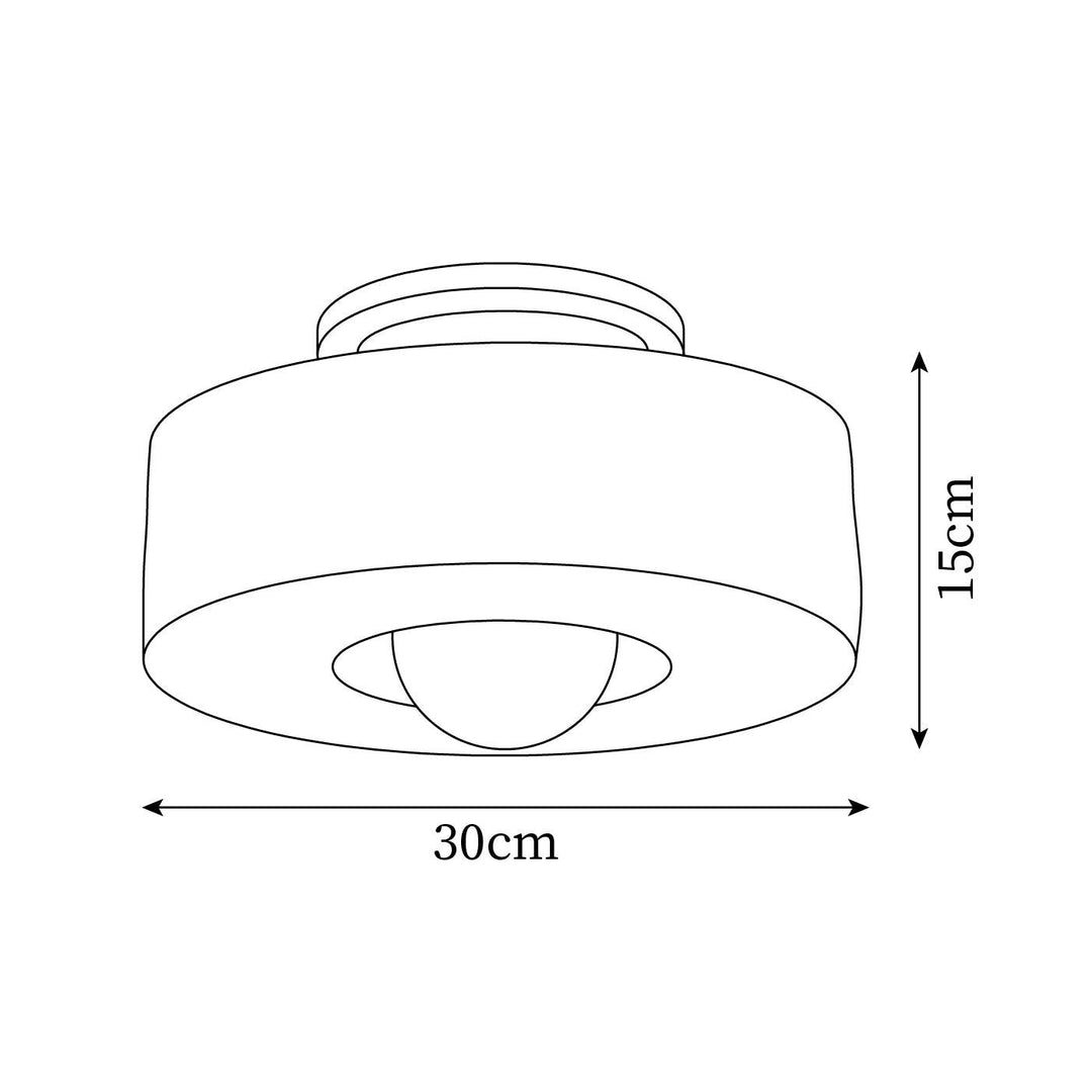 Orvella Plafonnier en Verre Minimaliste - Neutralighting