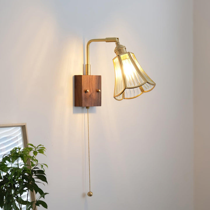 Simone Applique Murale Verre Floral - Neutralighting