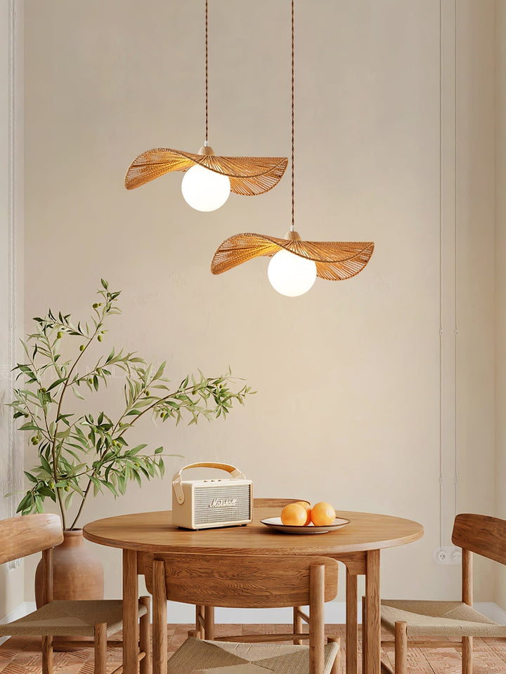Atale Lampe Pendante Tissée Naturelle Art - Neutralighting