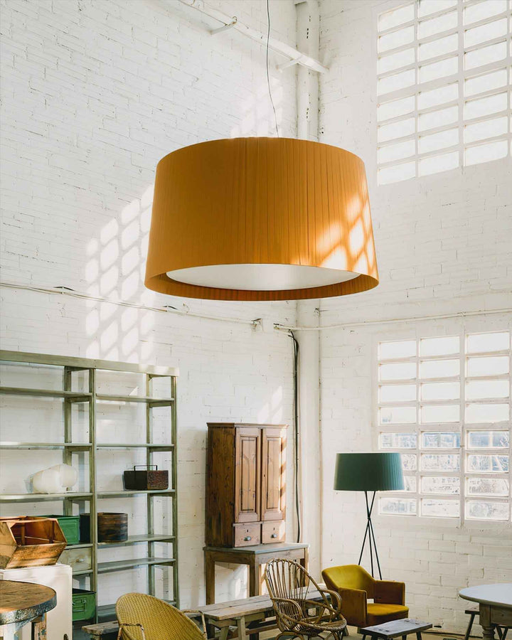 Lampe Drum en Métal – Design Contemporain