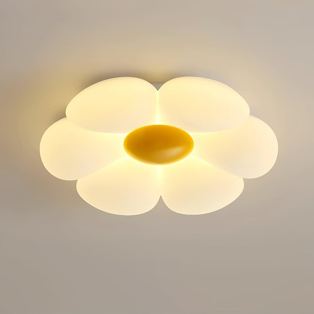 Solara Plafonnier Fleur à Six Pétales pour Chambre d&