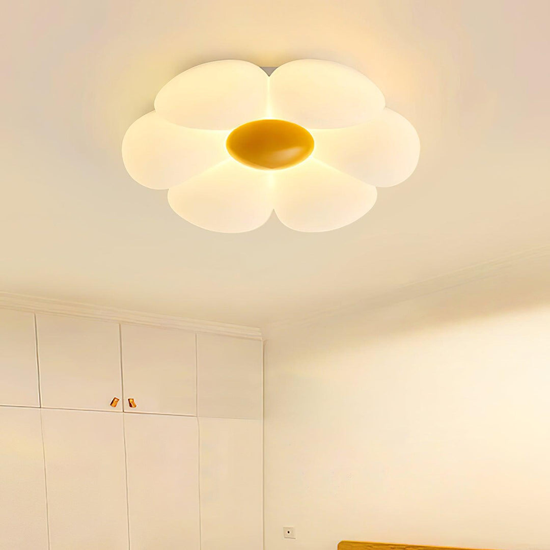 Solara Plafonnier Fleur à Six Pétales pour Chambre d&