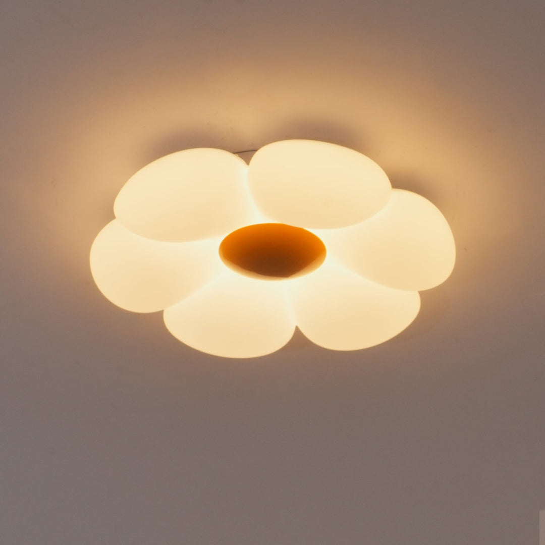 Solara Plafonnier Fleur à Six Pétales pour Chambre d&