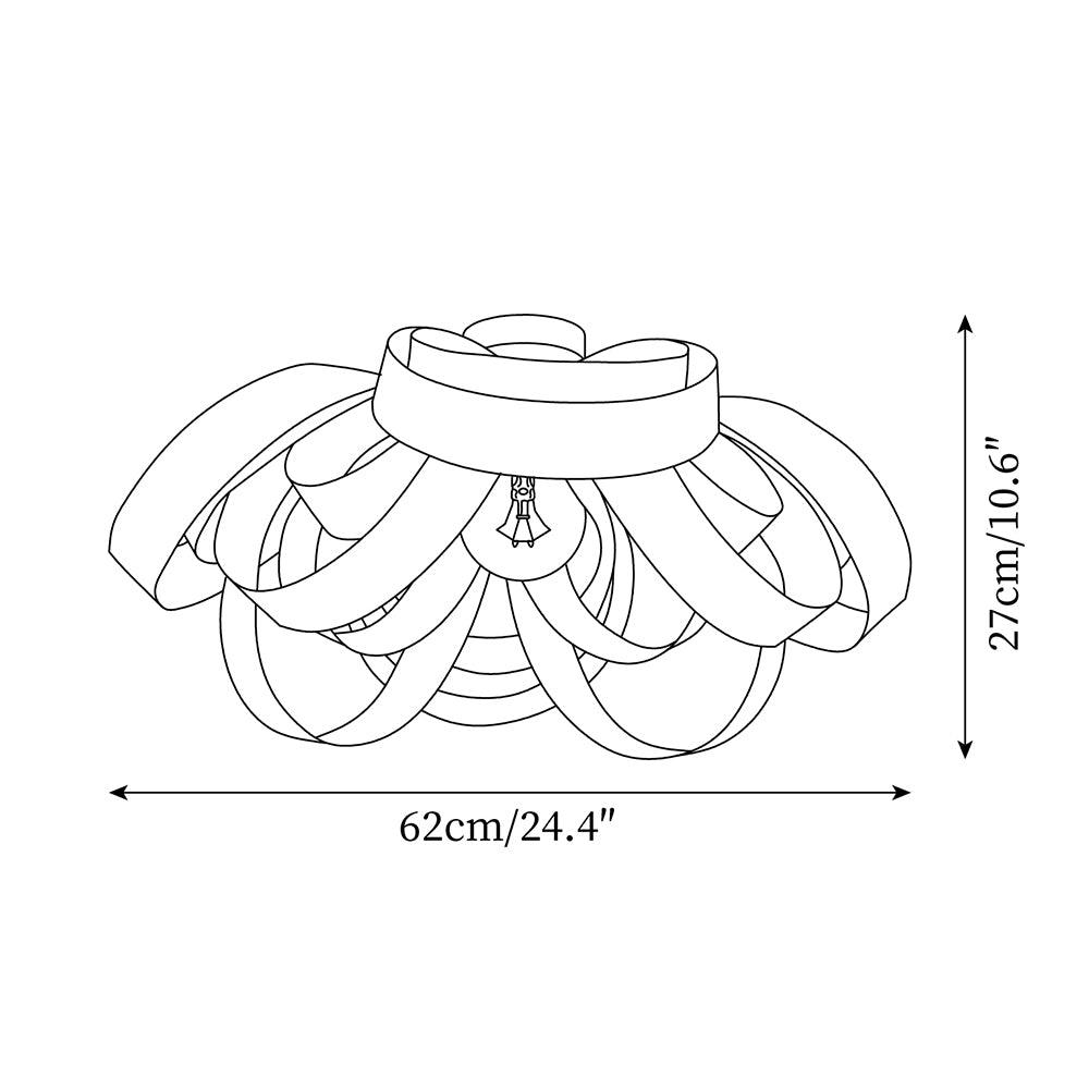 Veylo Lustra Plafonnier Ruban en Bois Élégant - Neutralighting