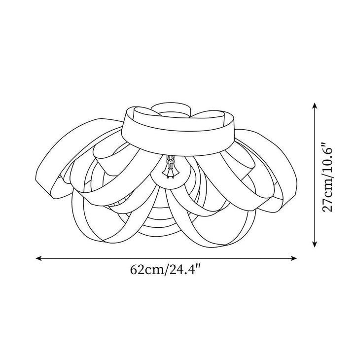 Veylo Lustra Plafonnier Ruban en Bois Élégant - Neutralighting