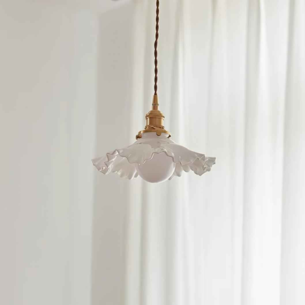 Lampe Iris en Verre – Design Contemporain