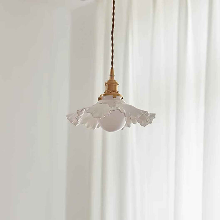Lampe Iris en Verre – Design Contemporain