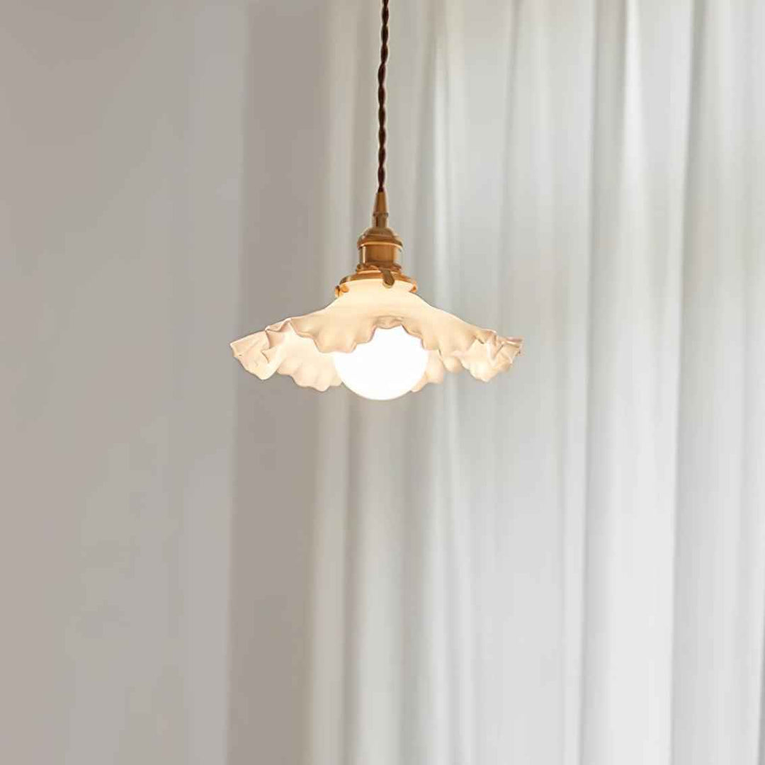 Lampe Iris en Verre – Design Contemporain