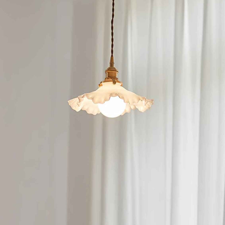 Lampe Iris en Verre – Design Contemporain