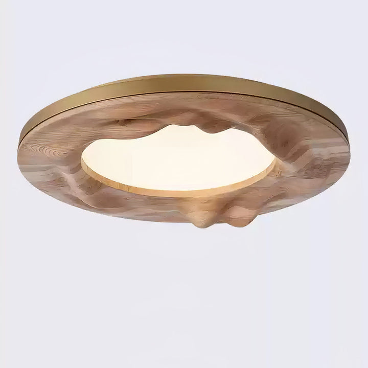 Solara Plafonnier Bois Ondulé Organique Apaisant - Neutralighting