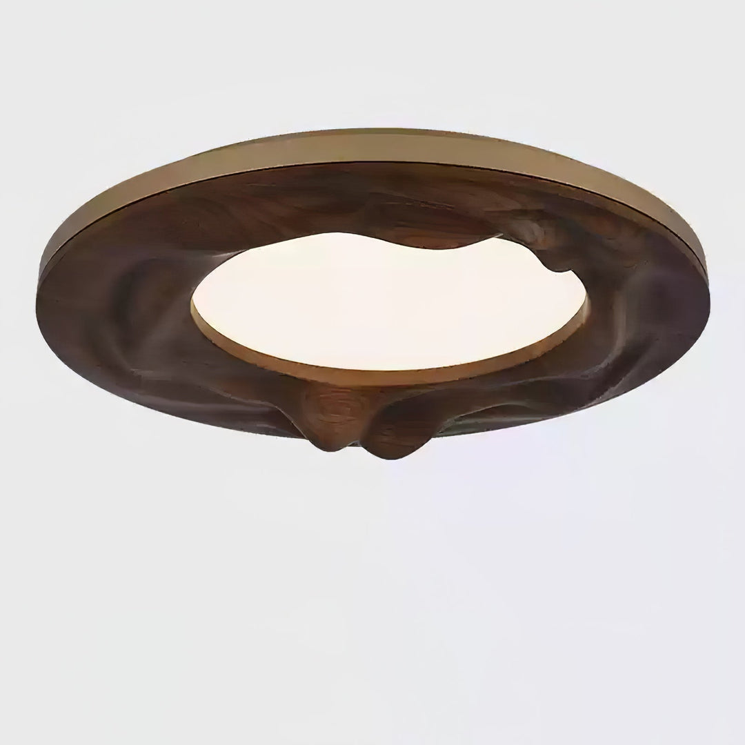 Solara Plafonnier Bois Ondulé Organique Apaisant - Neutralighting