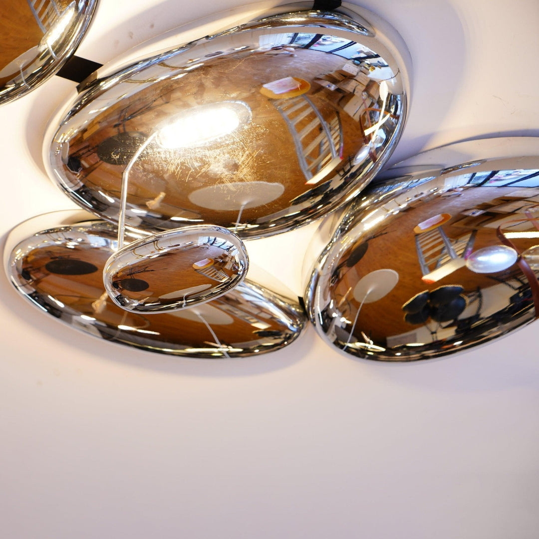 Solara Plafonnier Chrome Pebble Moderne - Neutralighting
