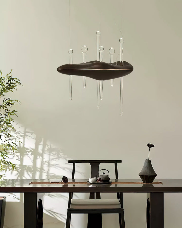 Umare Fantaisiste Chêne Verre Pendentif Lumière - Neutralighting
