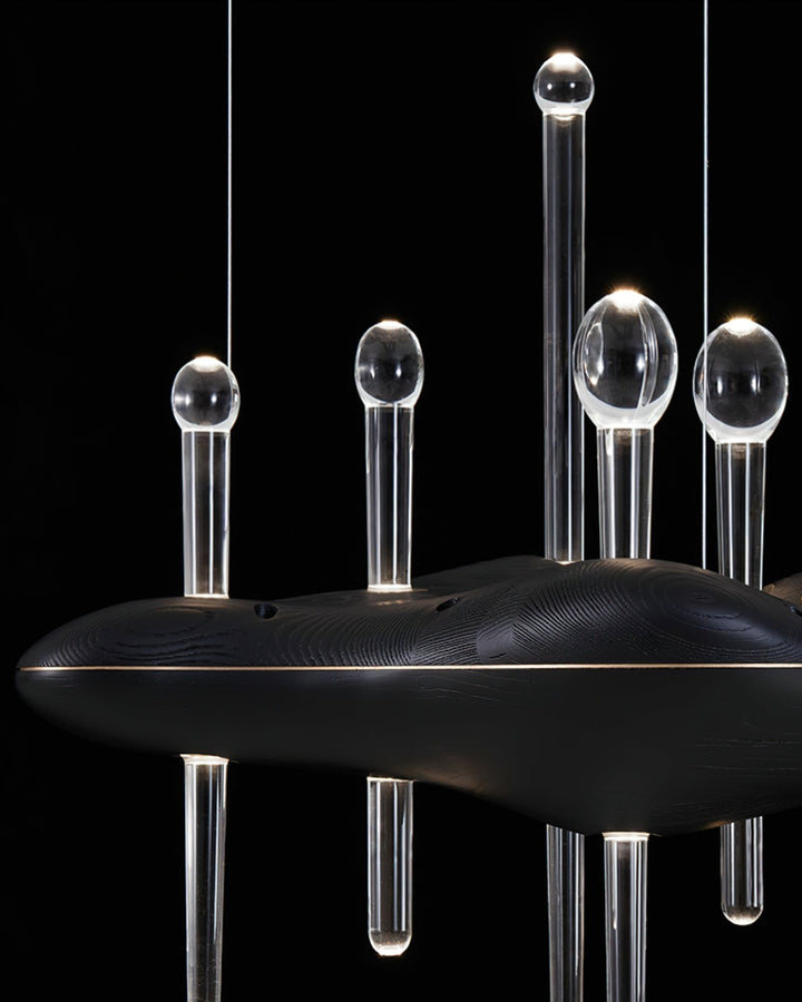 Umare Fantaisiste Chêne Verre Pendentif Lumière - Neutralighting
